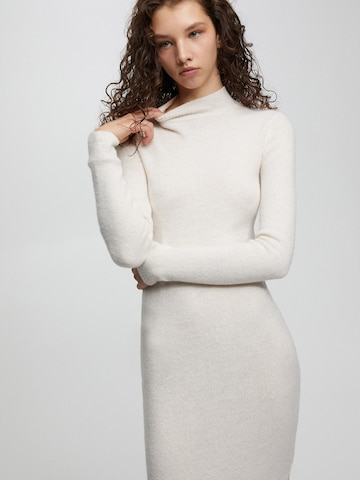 Pull&Bear Knit dress in Beige