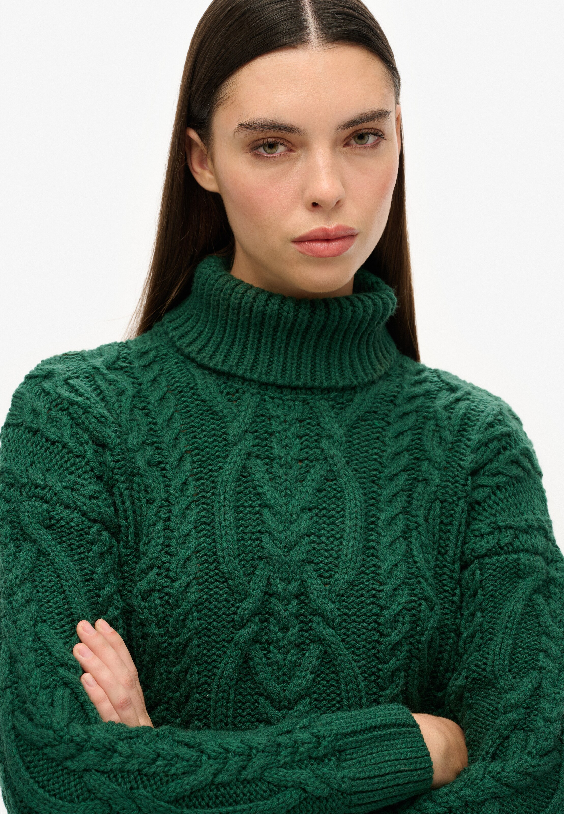 Superdry Trui in Groen: voorkant