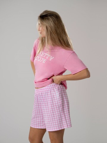 LEAFLETIC Shorty 'Leafletic Women’s Nightwear set' in Pink