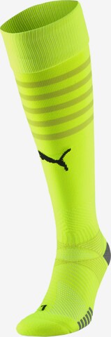 PUMA Soccer Socks in Green: front