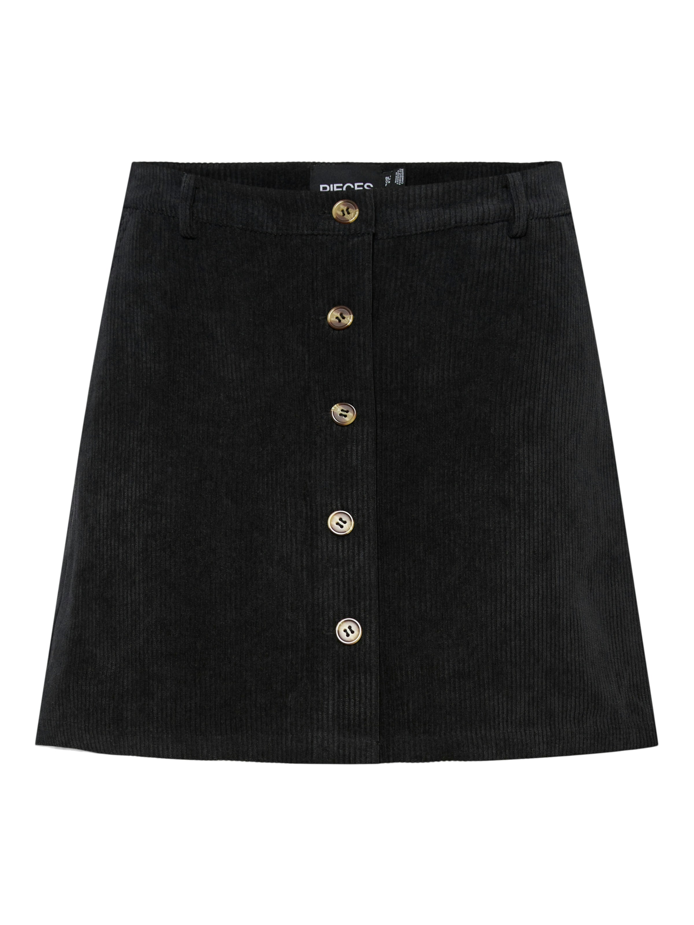 PIECES Φούστα 'Effi' σε μαύρο: μπροστά