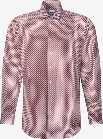 Chemise business SEIDENSTICKER en rouge : devant