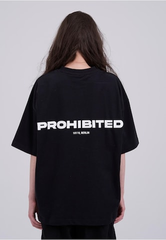 Prohibited T-Shirt in Schwarz