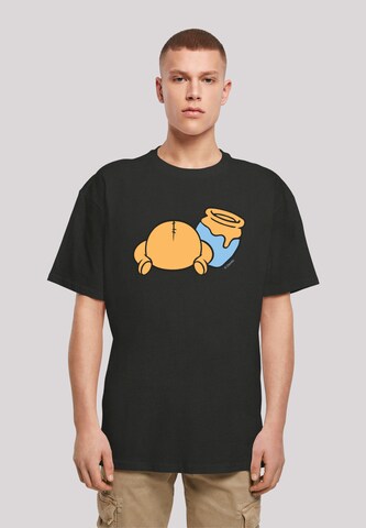 F4NT4STIC Shirt 'Disney Winnie Pooh - Puh der Bär' in Zwart: voorkant