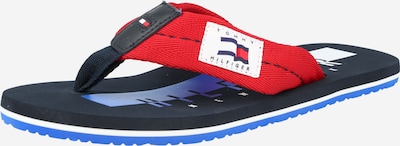 TOMMY HILFIGER Teenslippers in de kleur Nachtblauw / Rood / Wit, Productweergave