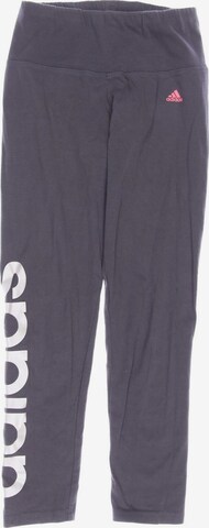 ADIDAS PERFORMANCE Pants in XXS in Grey: front