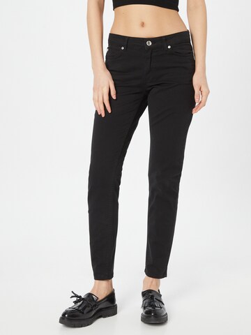 MORE & MORE Tapered Jeans i svart: framsida