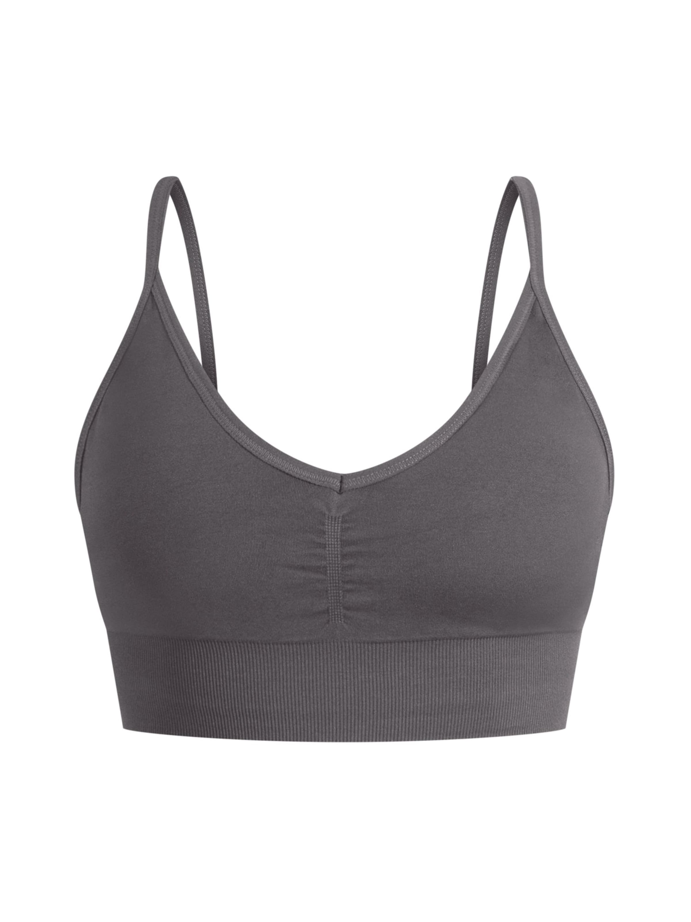 Smilodox Bralette Sports bra in Grey: front