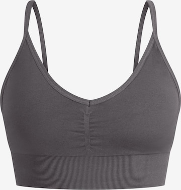 Soutien-gorge de sport Smilodox en gris : devant