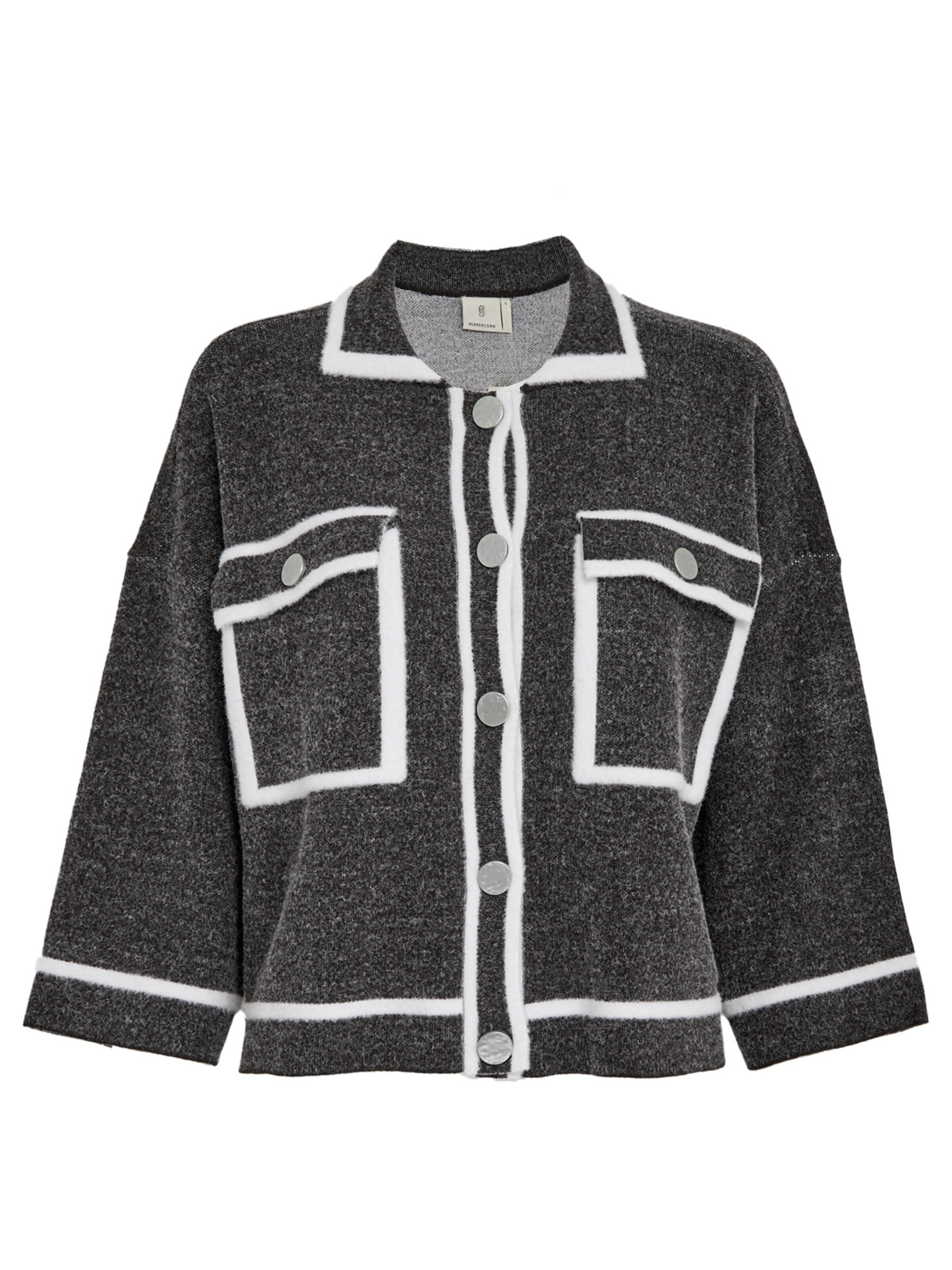 Peppercorn Neuletakki 'Kylie' värissä musta: etupuoli