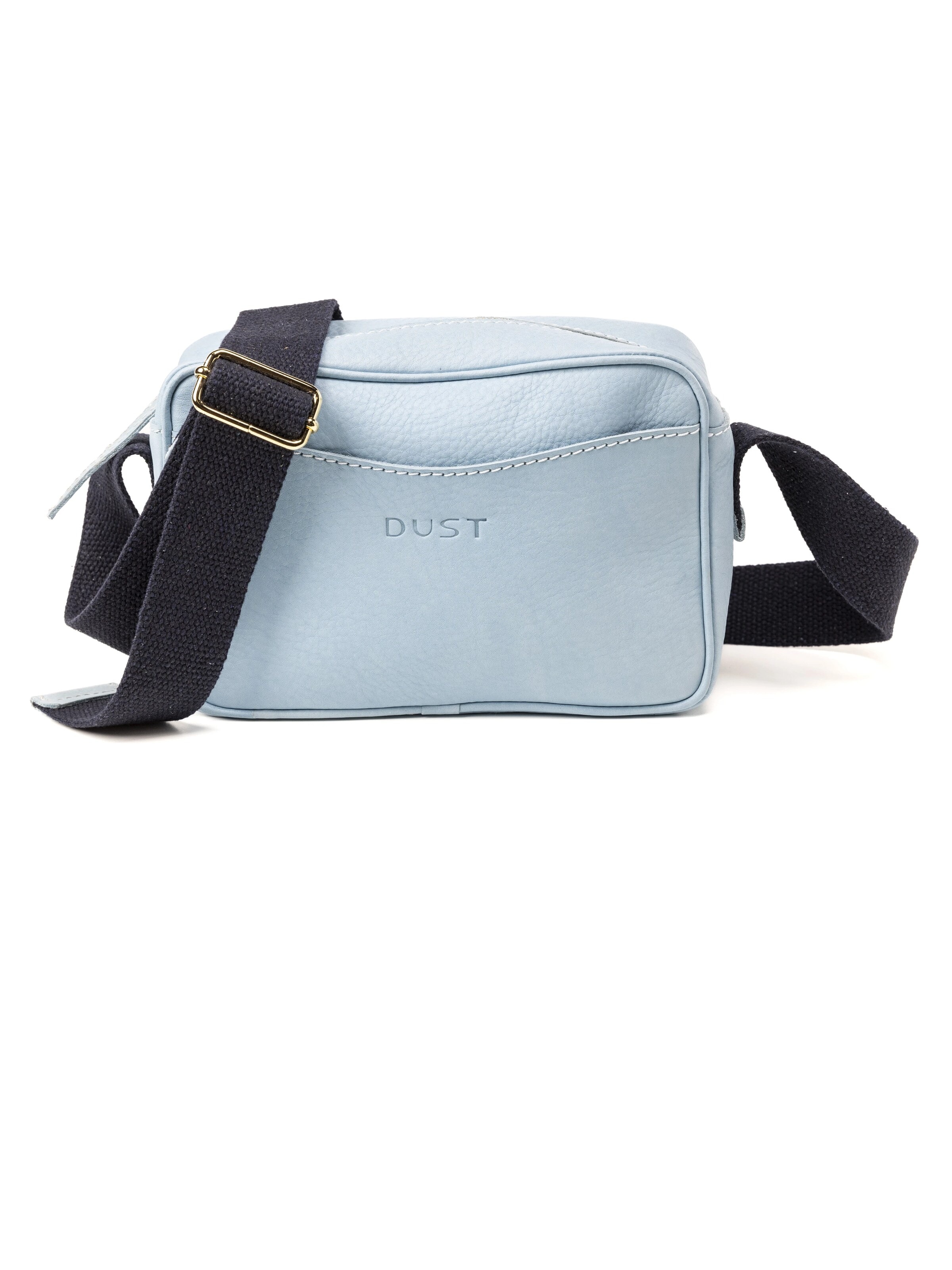 THE DUST COMPANY - Bolso de hombro 'Leather Crossbody Light Blue The Sausalito Collection' en azul