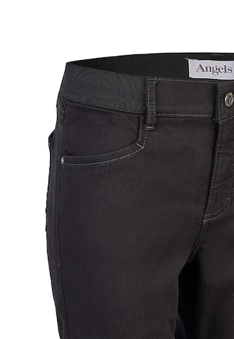 Angels Wide Leg 7/8 Jeans in Schwarz