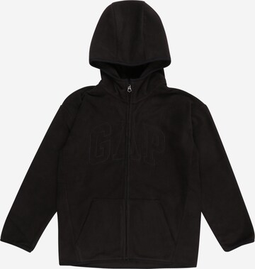 GAPFlis jakna - crna boja: prednji dio