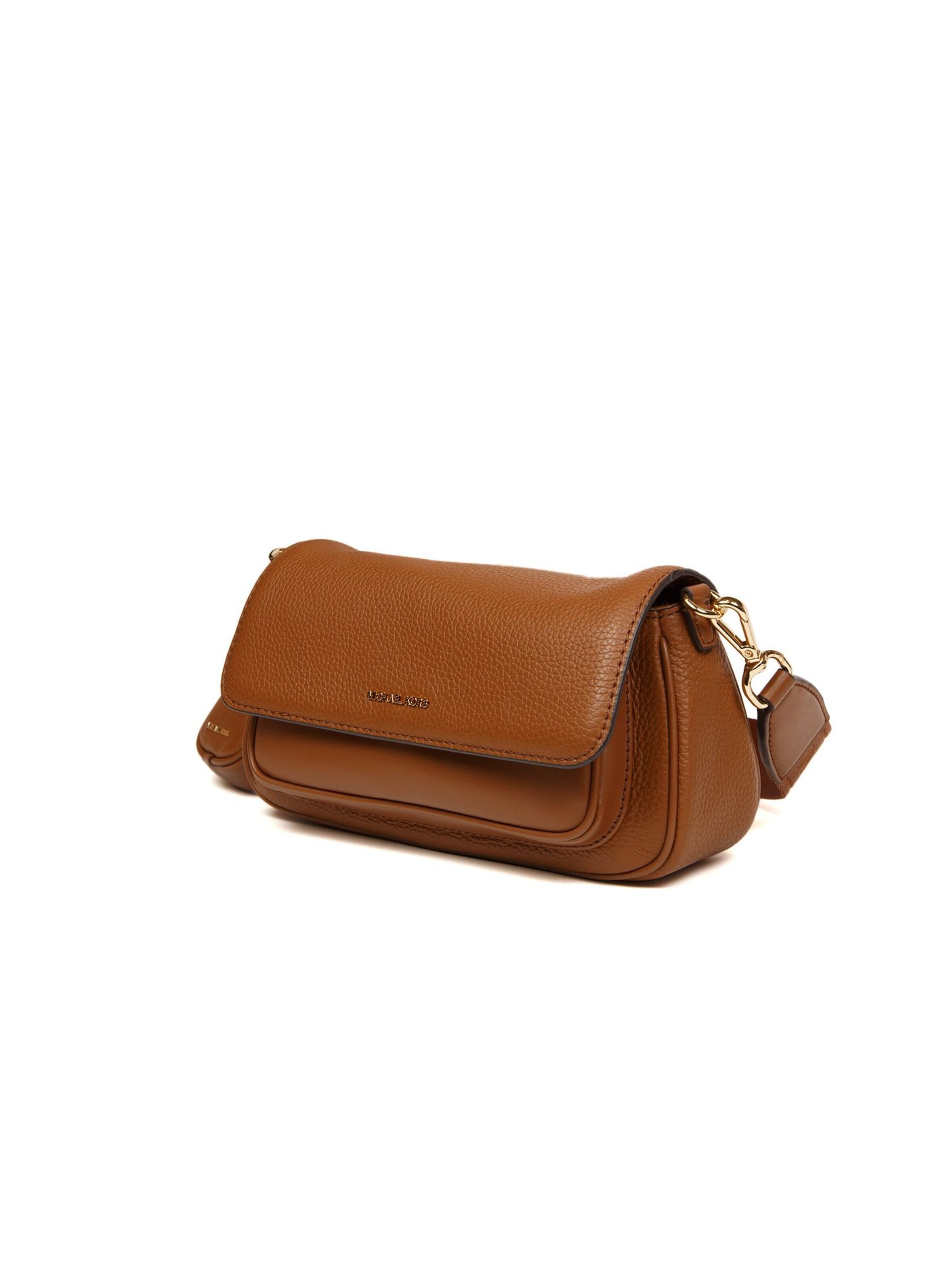 Michael Kors - Bolso de hombro 'Jet Set Travel Small Flap Crossbody With Tech Attachment' en marrón