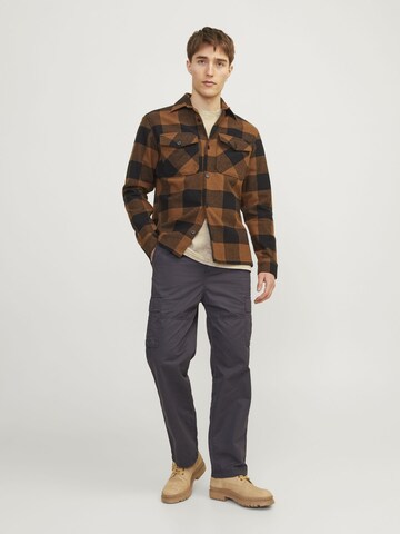 Regular Pantalon cargo JACK & JONES en beige