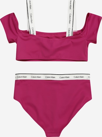 Calvin Klein Swimwear - Bikini 'Meta Legacy' en lila