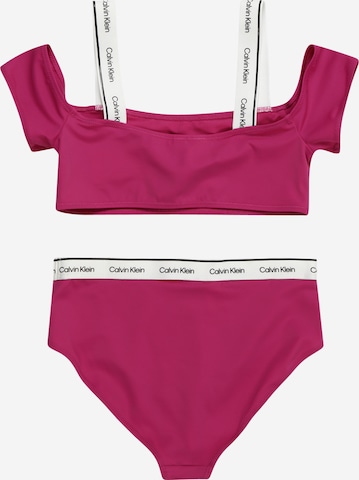 Calvin Klein Swimwear Μπικίνι 'Meta Legacy' σε λιλά