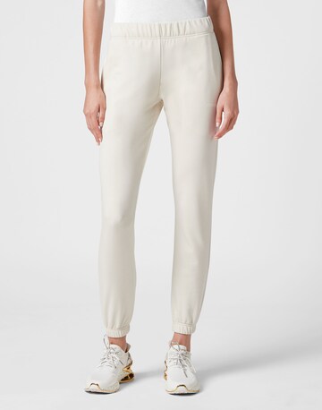 Plein Sport Tapered Broek in Beige: voorkant