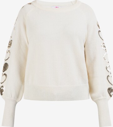 Pull-over 'Nolie' MYMO en blanc : devant