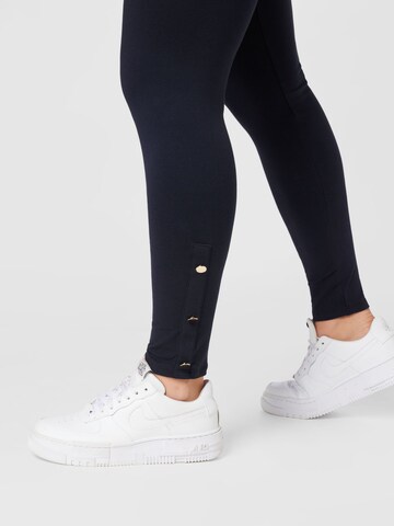 ONLY Carmakoma Skinny Leggings 'GRIDA' i blå