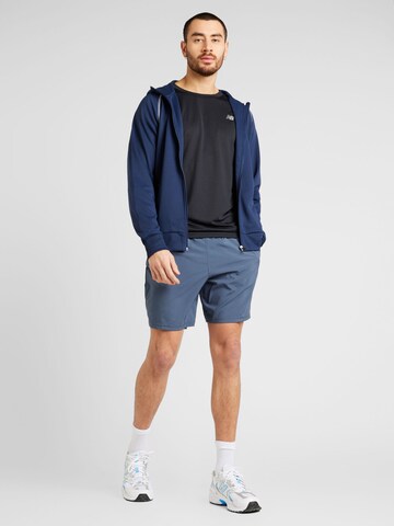 FILA Athletic Zip-Up Hoodie 'LAGE' in Blue