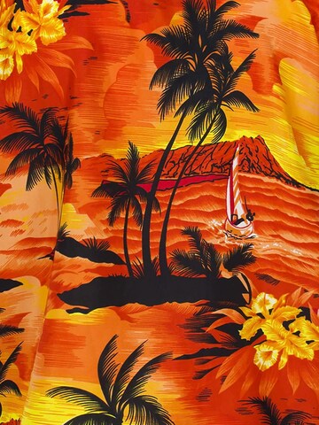 King Kameha Schal 'Surf' in Orange