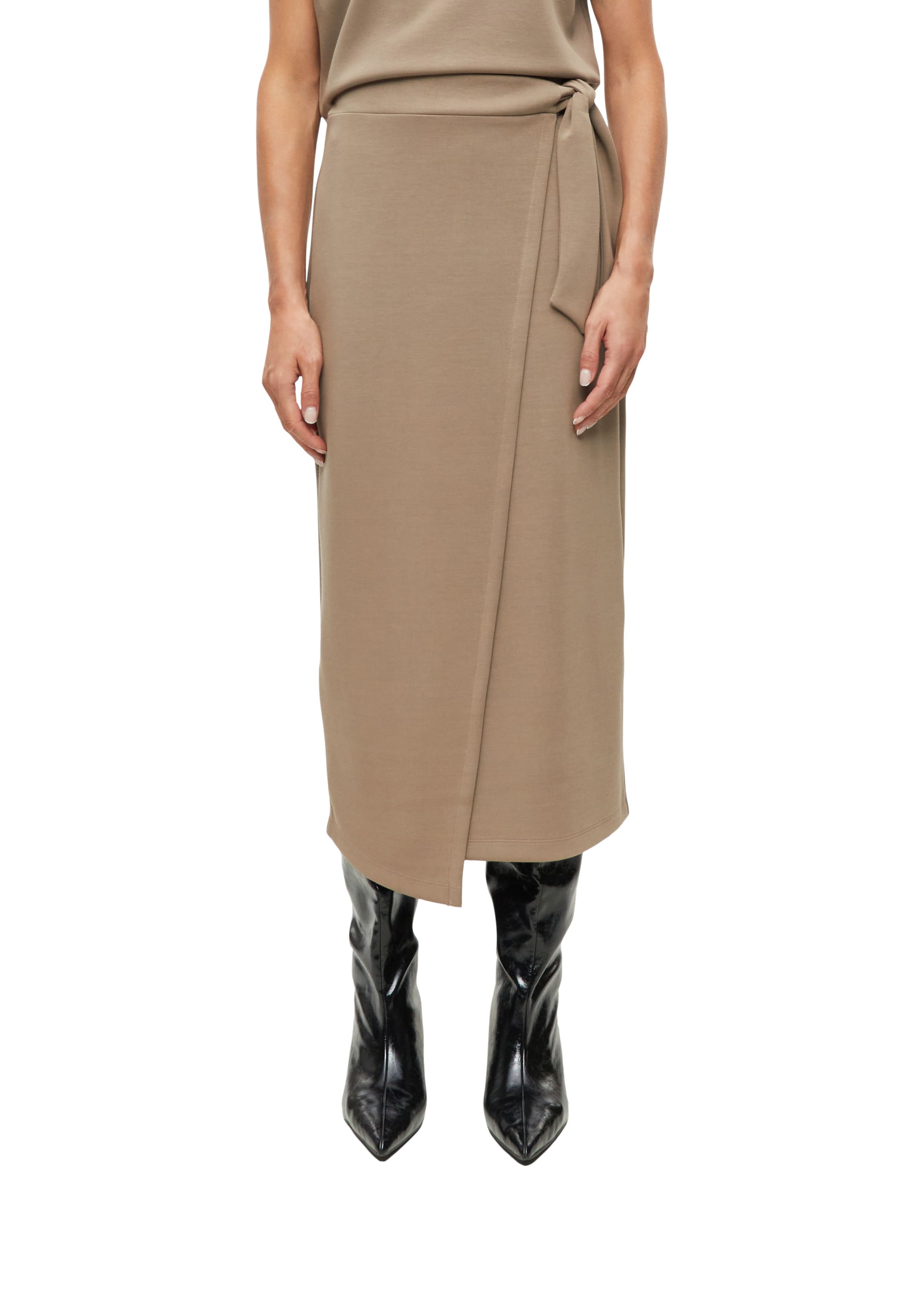 Jupe s.Oliver en beige : devant