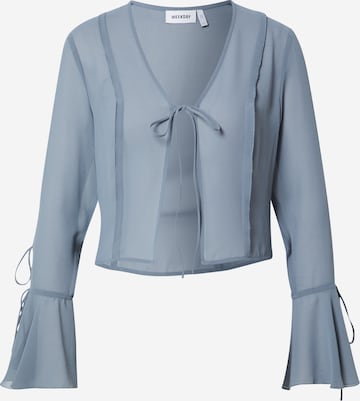 WEEKDAY Blouse 'Violet' in Blue: front