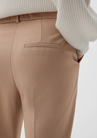 Effilé Pantalon chino 'Sue' s.Oliver BLACK LABEL en marron