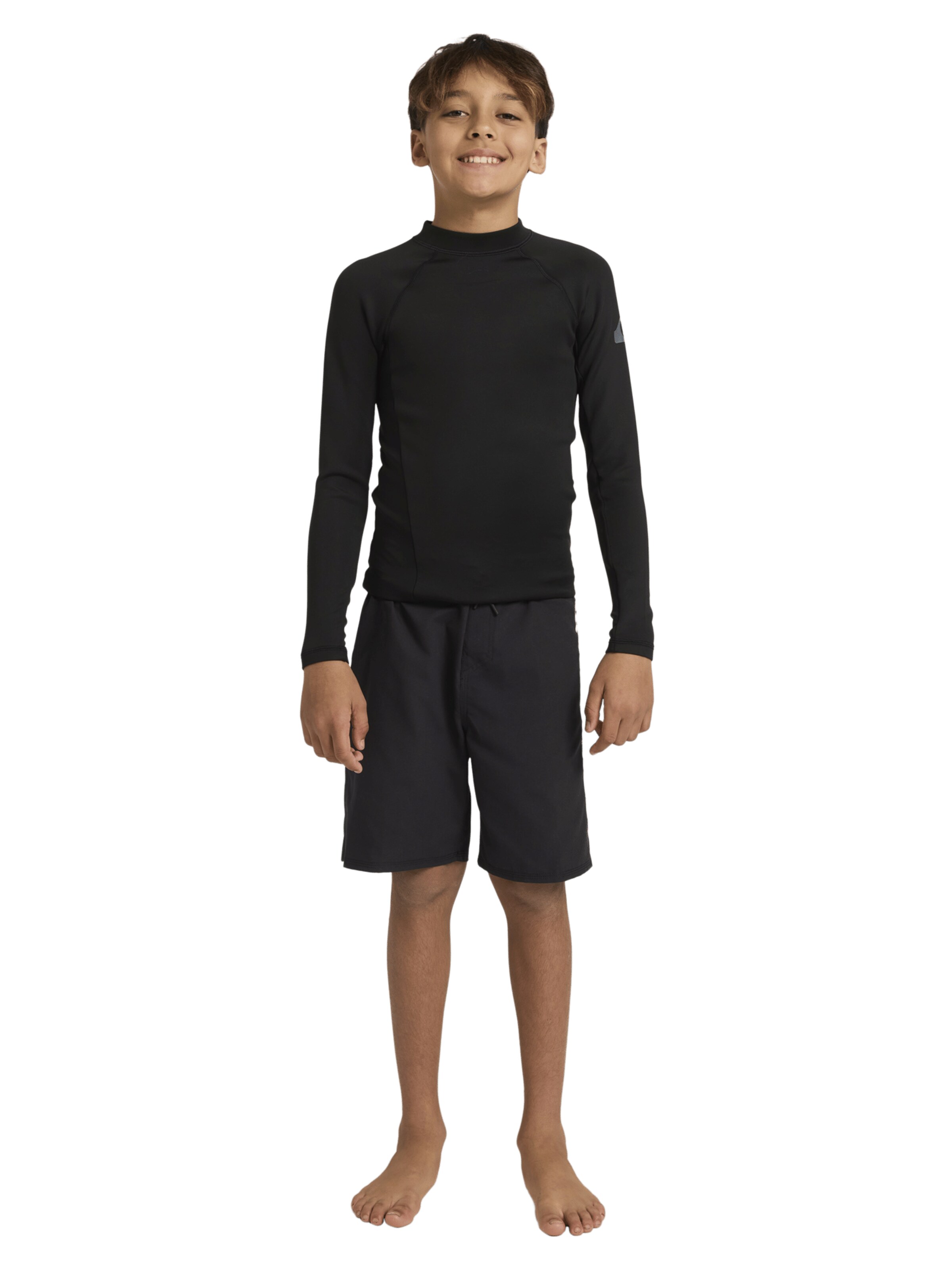 QUIKSILVER Funktionsshirt 'Everyday Heat' in Schwarz