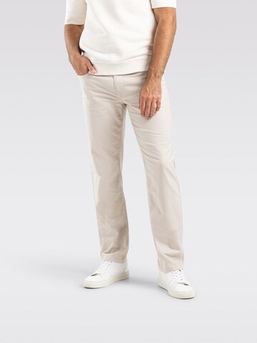 MAC Regular Pants 'Arne Ho211 kitt' in Beige: front