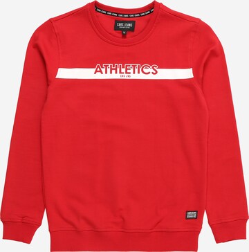Cars JeansSweater majica 'CARTER' - crvena boja: prednji dio