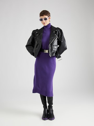 SAINT TROPEZ Knitted dress 'Mila' in Purple