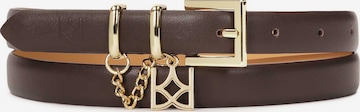 Cintura di Kazar in marrone: frontale