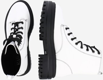 Bottines à lacets 'OBEY' Raid en blanc