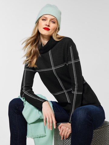 STREET ONE Pullover in Schwarz