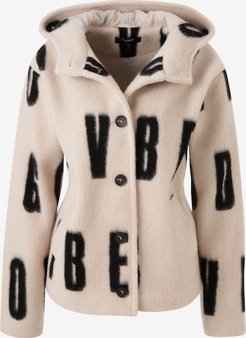 Aniston CASUAL Fleece Jacket in Beige: front