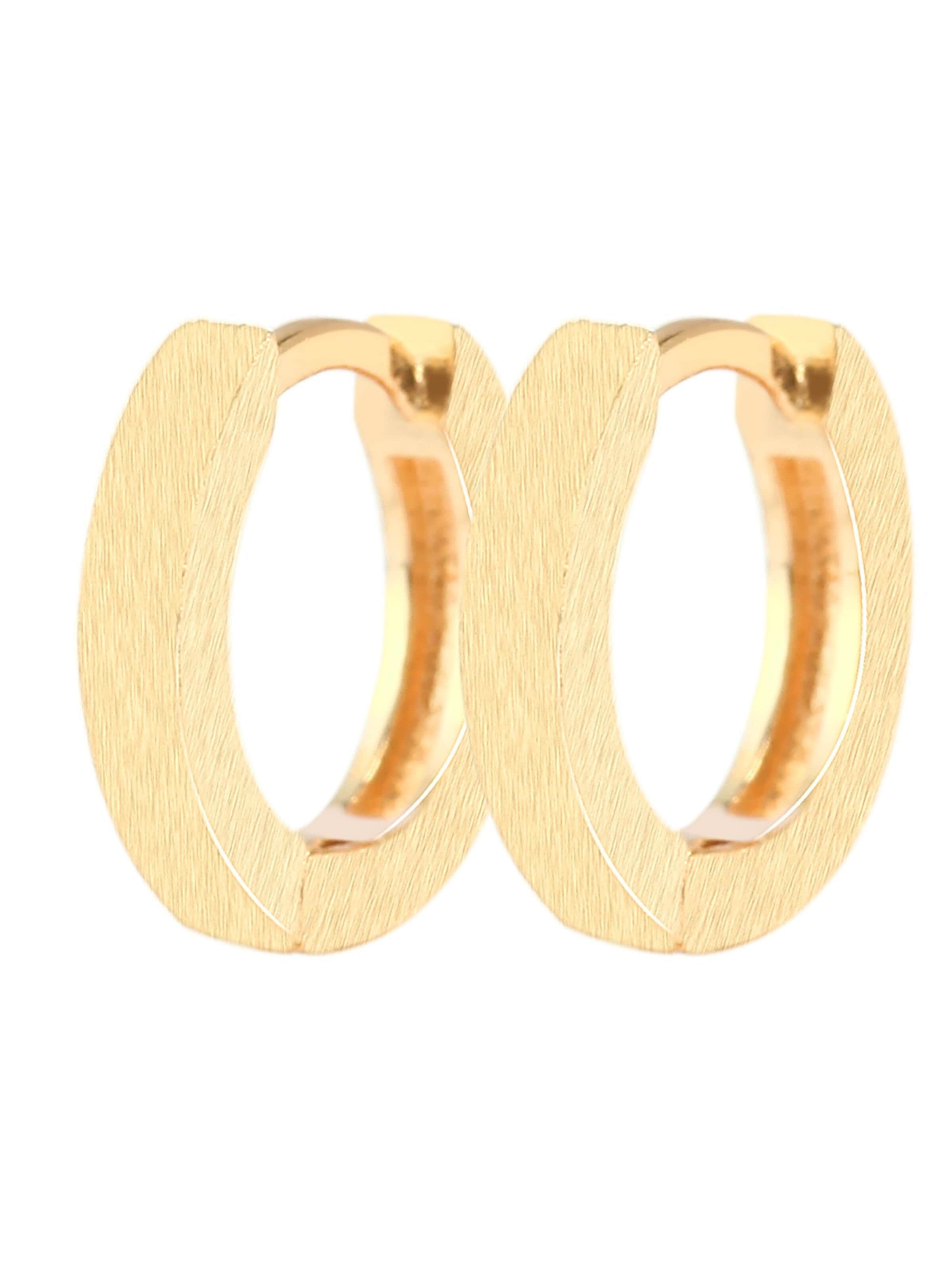 Akzent Earrings '"Emmi" aus 925 Sterlingsilber, rhodiniert, langlebig' in Gold