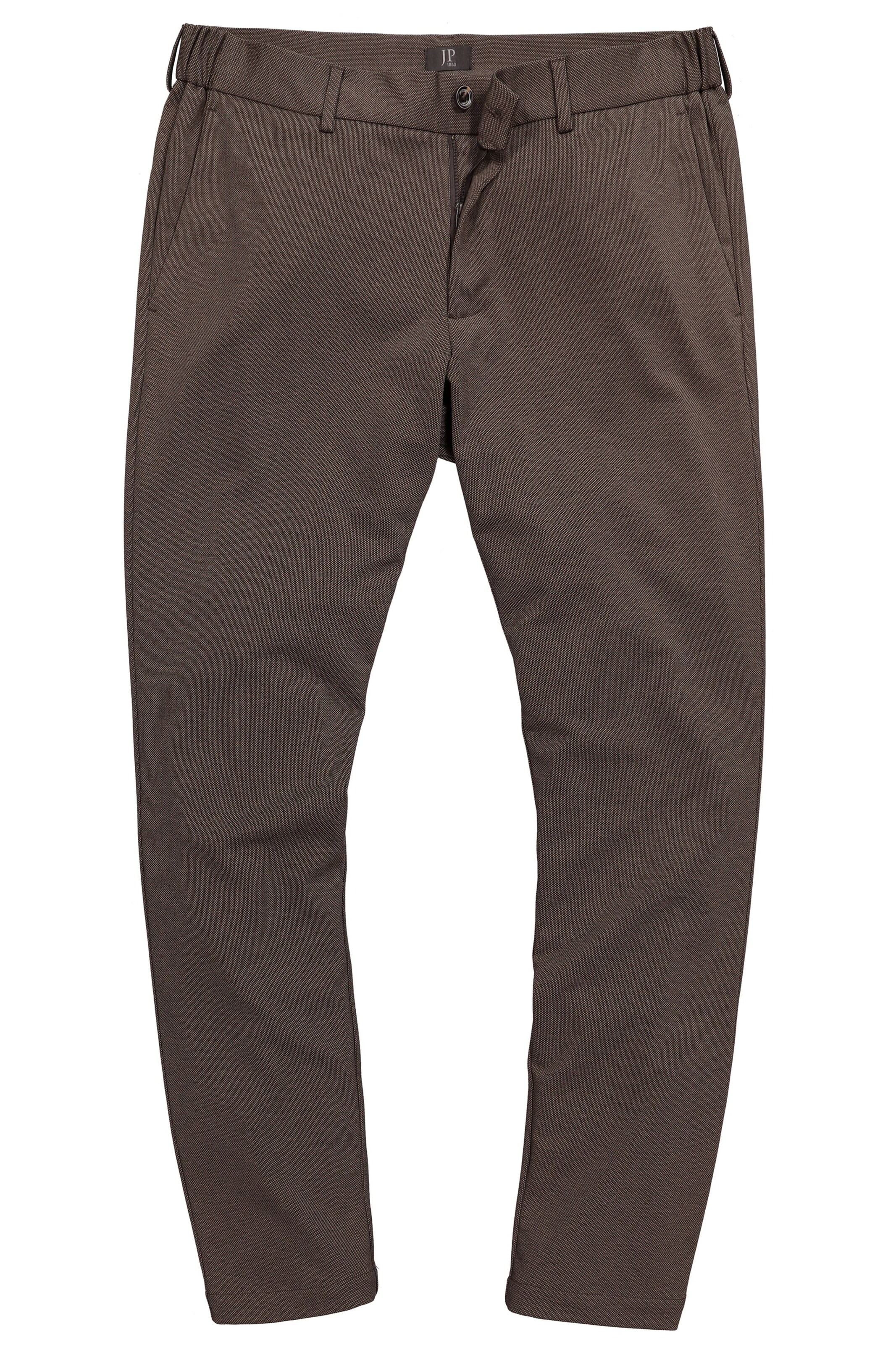JP1880 Regular Chino in Bruin: voorkant