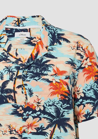 s.Oliver Regular fit Overhemd in Blauw