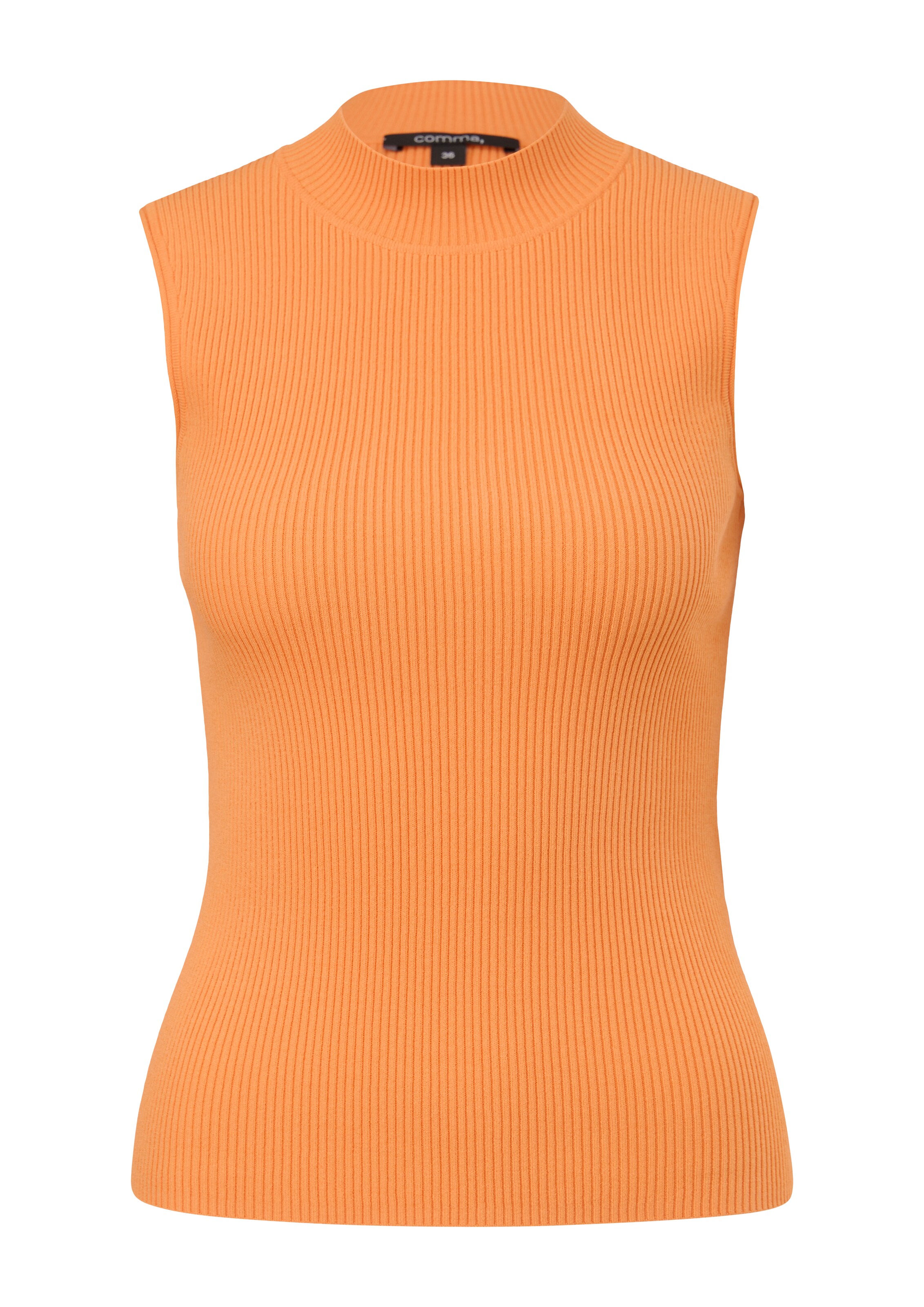 COMMA Gebreide top in Oranje: voorkant
