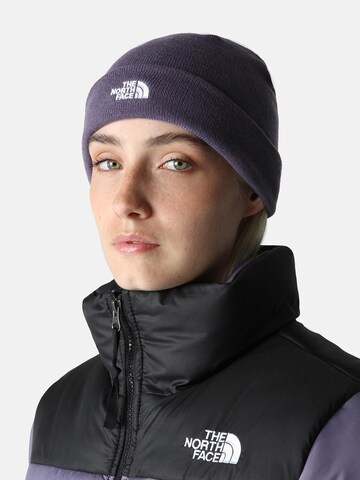 Bonnet THE NORTH FACE en violet : devant