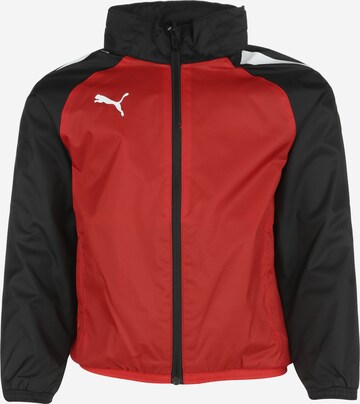 Veste de sport PUMA en rouge : devant