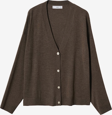 Cardigan 'LUCA' MANGO en marron : devant