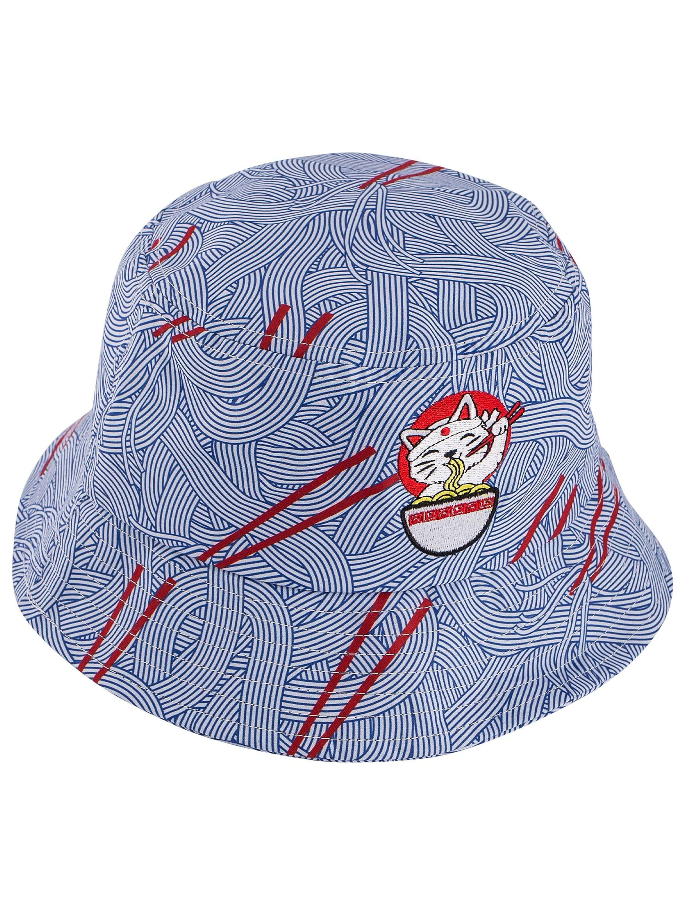 Blackskies Hat 'Tropical Flamingo Vol. II' in Blue: front