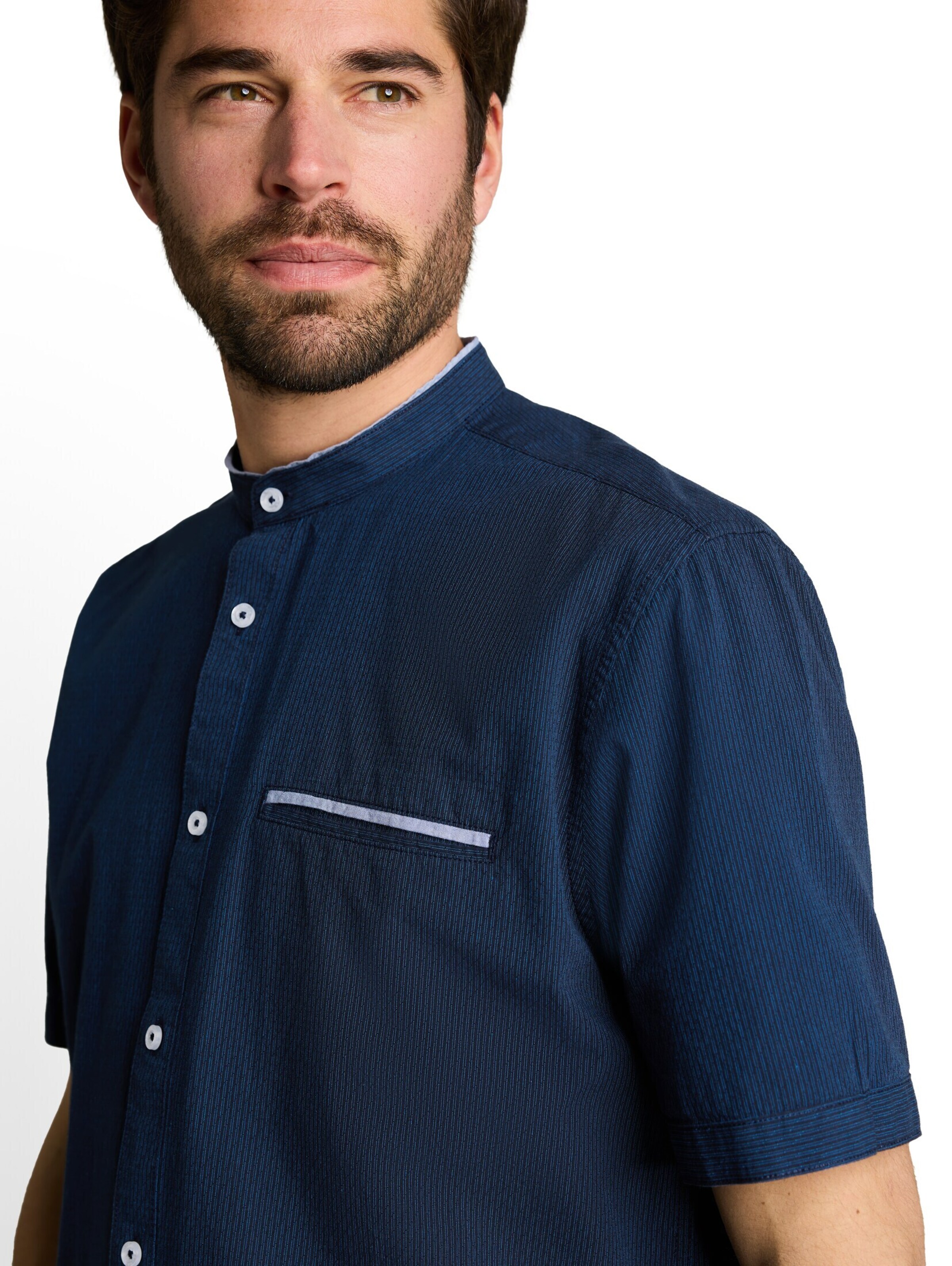 TOM TAILOR Regular Fit Hemd in Blau