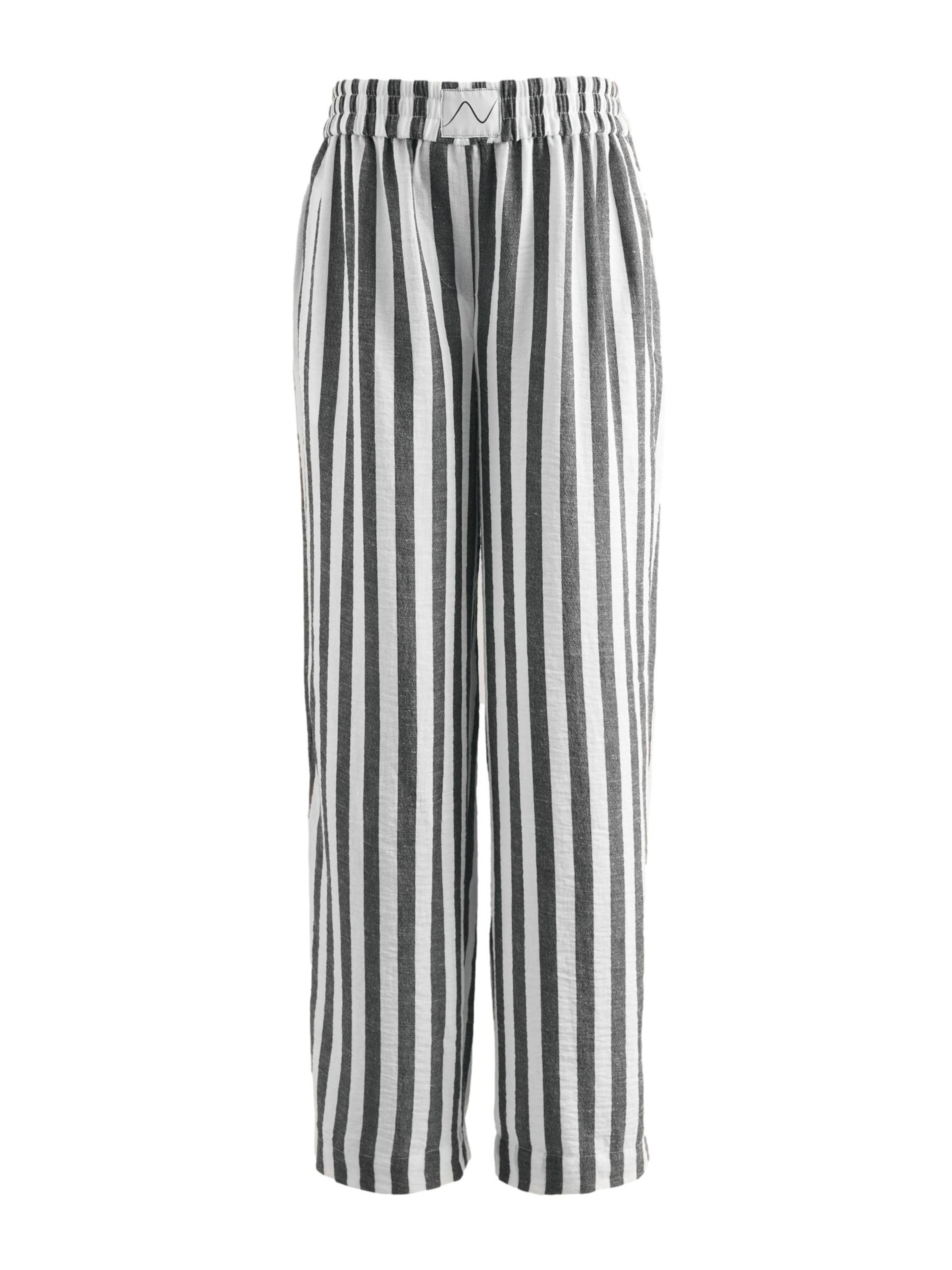 Next Pantalón en gris oscuro / blanco, Vista del producto