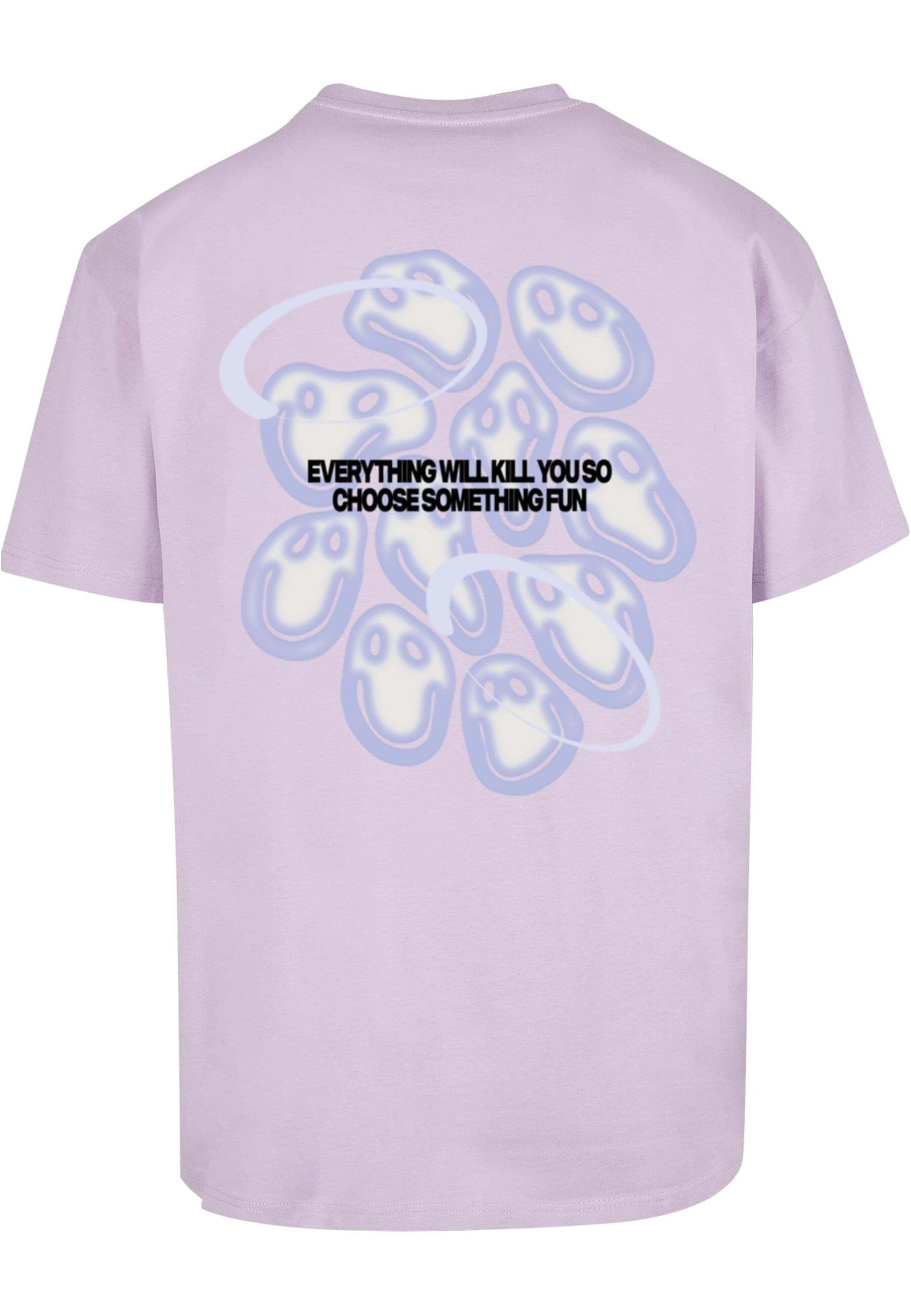 Lost Youth Póló 'Smiley' - lila