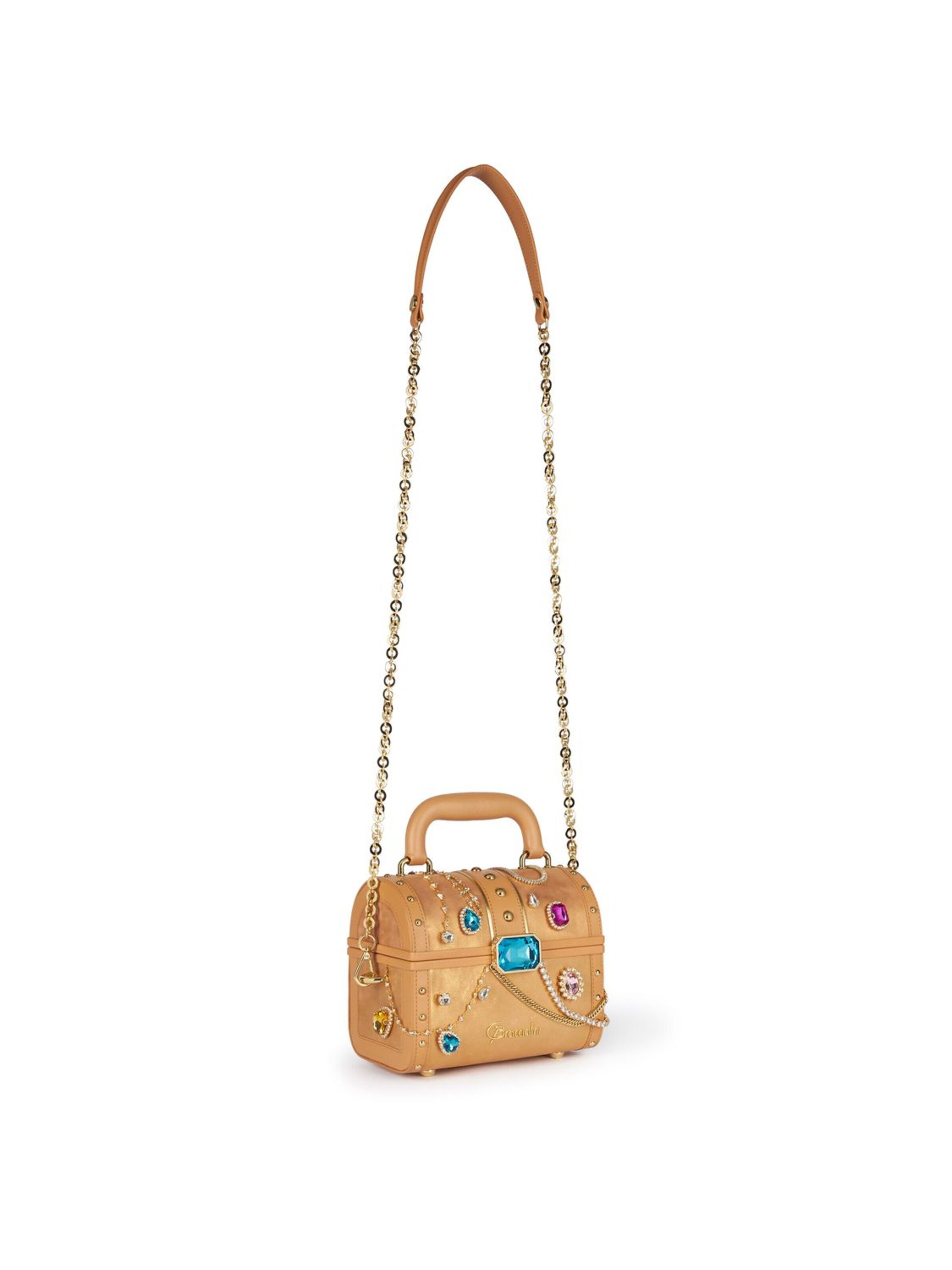 Braccialini - Bolso de mano 'Tema Scrigno' en marrón