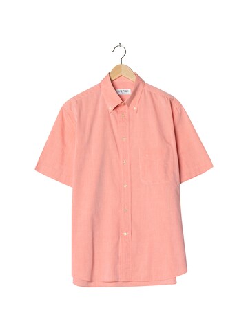 Balmain Button Up Shirt in XXL in Orange: front